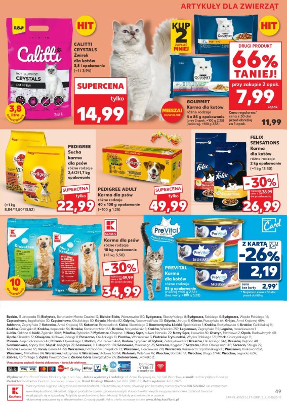 Kaufland - gazetka promocyjna Oferta Kaufland  do środy 11.06 - strona 49