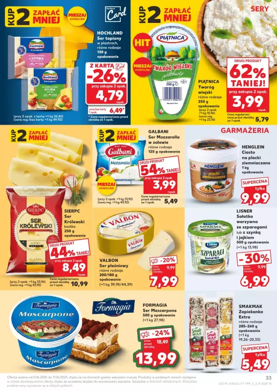Kaufland - gazetka promocyjna Oferta Kaufland  do środy 11.06 - strona 33