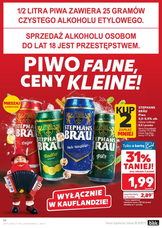Kaufland - gazetka promocyjna Oferta Kaufland  do środy 11.06 - strona 14
