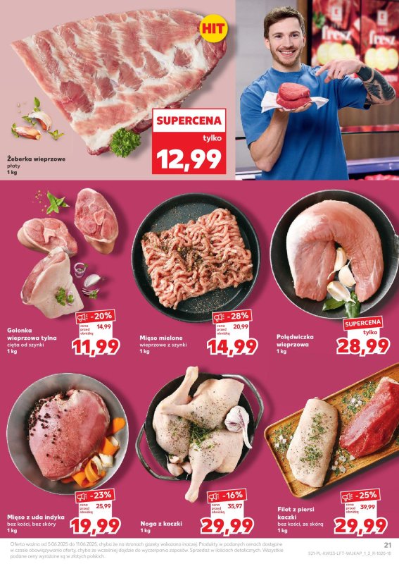 Kaufland - gazetka promocyjna Oferta Kaufland od czwartku 05.06 do środy 11.06 - strona 21