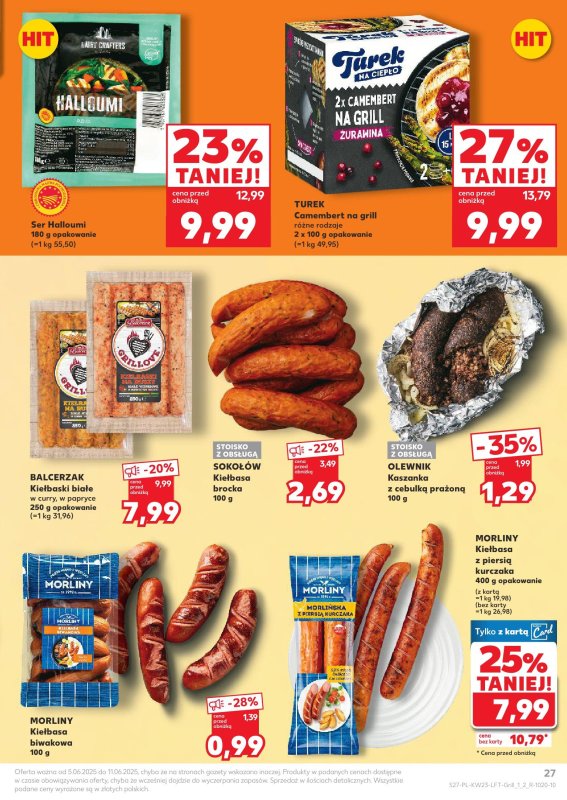 Kaufland - gazetka promocyjna Oferta Kaufland od czwartku 05.06 do środy 11.06 - strona 27