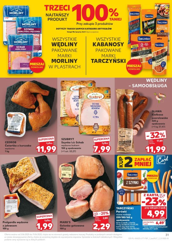 Kaufland - gazetka promocyjna Oferta Kaufland od czwartku 05.06 do środy 11.06 - strona 31