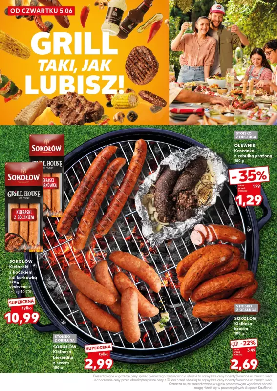 Kaufland - gazetka promocyjna Oferta Kaufland - Grill taki, jak lubisz! od czwartku 05.06 do środy 11.06 - strona 4