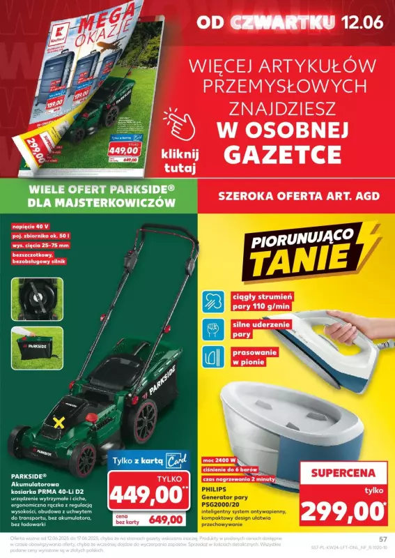 Kaufland - gazetka promocyjna Oferta Kaufland od czwartku 12.06 do wtorku 17.06 - strona 59