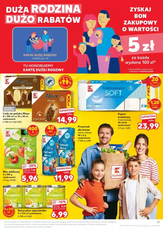 Kaufland - gazetka promocyjna Oferta Kaufland od czwartku 12.06 do wtorku 17.06 - strona 17