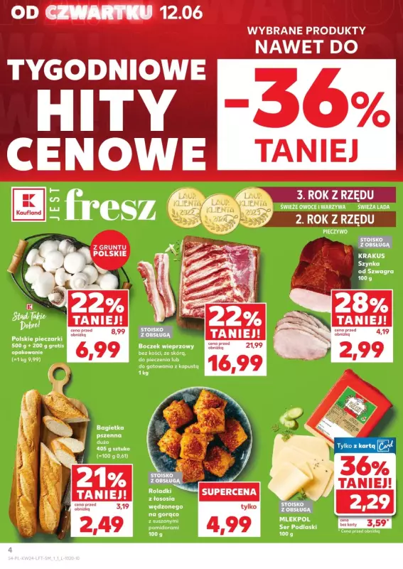 Kaufland - gazetka promocyjna Oferta Kaufland od czwartku 12.06 do wtorku 17.06 - strona 4