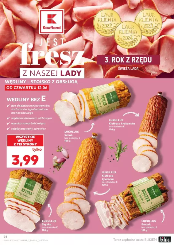 Kaufland - gazetka promocyjna Oferta Kaufland od czwartku 12.06 do wtorku 17.06 - strona 24