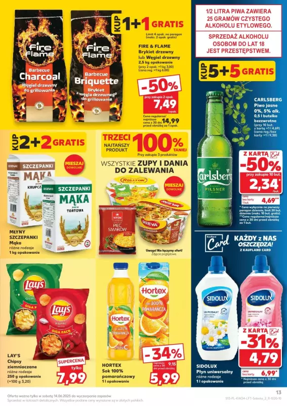 Kaufland - gazetka promocyjna Oferta Kaufland od czwartku 12.06 do wtorku 17.06 - strona 13