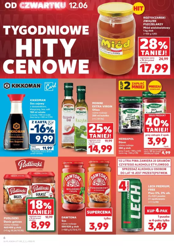 Kaufland - gazetka promocyjna Oferta Kaufland od czwartku 12.06 do wtorku 17.06 - strona 6