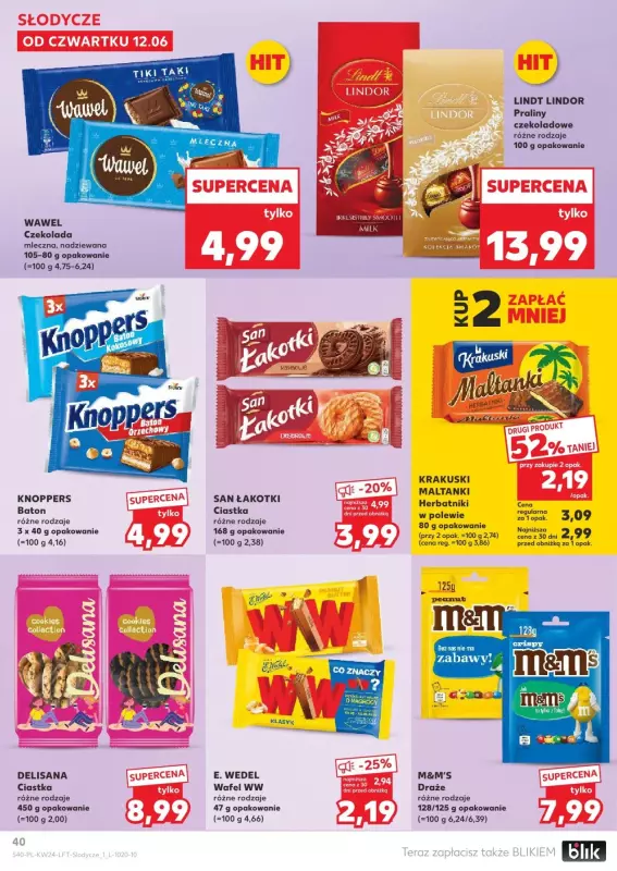 Kaufland - gazetka promocyjna Oferta Kaufland od czwartku 12.06 do wtorku 17.06 - strona 40