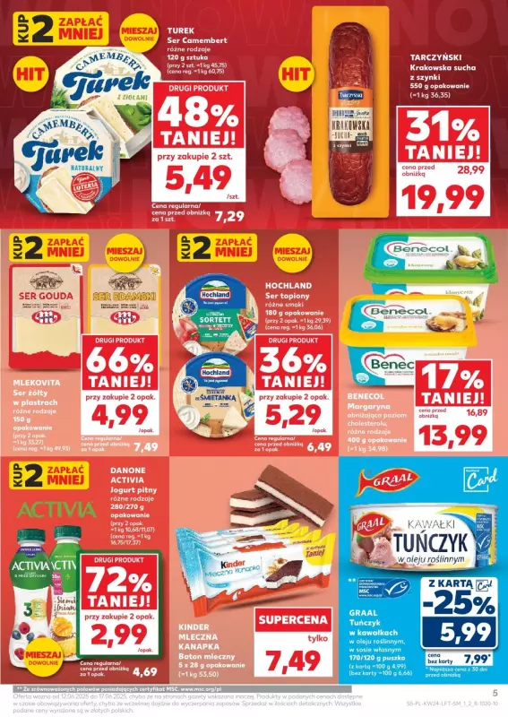 Kaufland - gazetka promocyjna Oferta Kaufland od czwartku 12.06 do wtorku 17.06 - strona 5