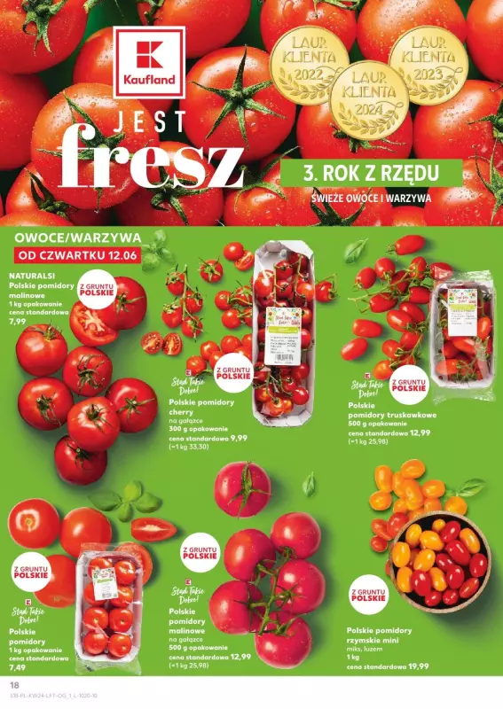 Kaufland - gazetka promocyjna Oferta Kaufland od czwartku 12.06 do wtorku 17.06 - strona 18