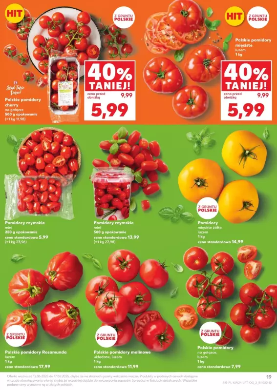 Kaufland - gazetka promocyjna Oferta Kaufland od czwartku 12.06 do wtorku 17.06 - strona 19