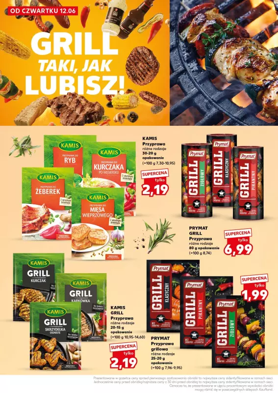 Kaufland - gazetka promocyjna Oferta Kaufland - Grill taki, jak lubisz! od czwartku 12.06 do wtorku 17.06 - strona 10