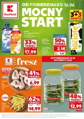 Kaufland - gazetka promocyjna Mocny Start od poniedziałku 16.06 do wtorku 17.06