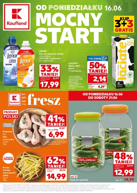 Kaufland - gazetka promocyjna Mocny Start od poniedziałku 16.06 do wtorku 17.06