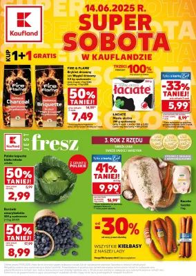 Kaufland - gazetka promocyjna Oferta Kaufland - SUPER SOBOTA od soboty 14.06 do soboty 14.06