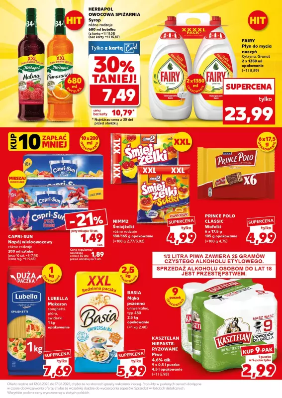 Kaufland - gazetka promocyjna Oferta Kaufland - SUPER SOBOTA od soboty 14.06 do soboty 14.06 - strona 9
