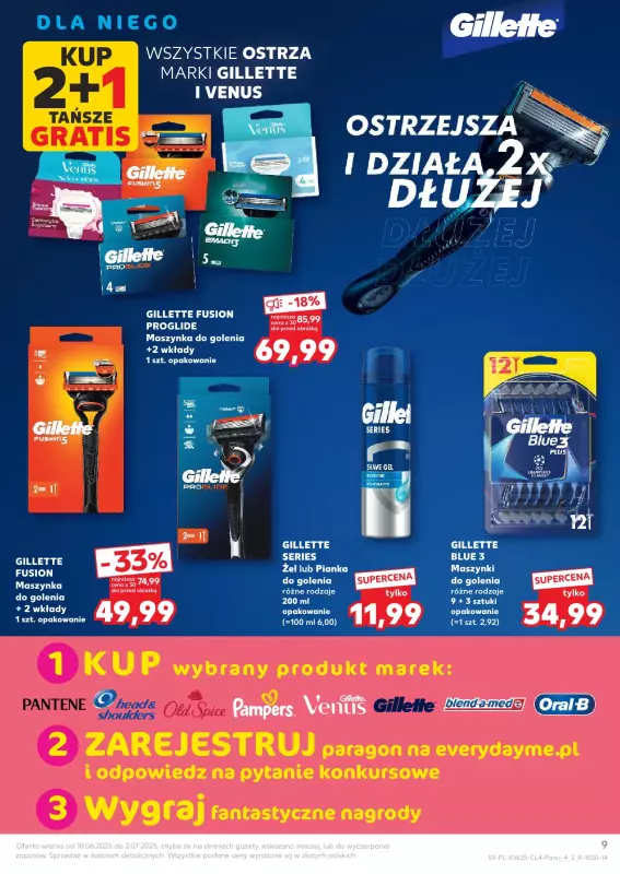 Kaufland - gazetka promocyjna Oferta Kaufland - Kosmetyki od środy 18.06 do środy 02.07 - strona 9