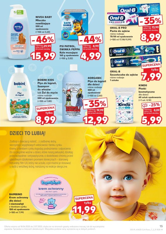 Kaufland - gazetka promocyjna Oferta Kaufland - Kosmetyki od środy 18.06 do środy 02.07 - strona 15