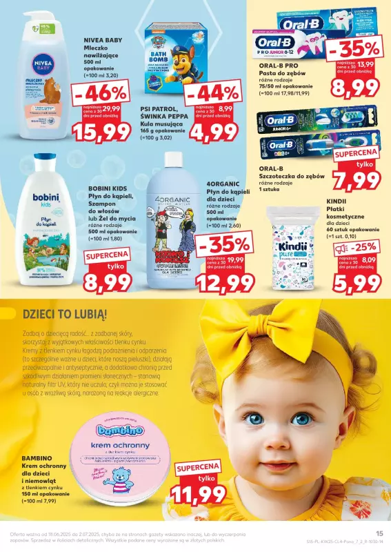 Kaufland - gazetka promocyjna Oferta Kaufland - Kosmetyki od środy 18.06 do środy 02.07 - strona 15