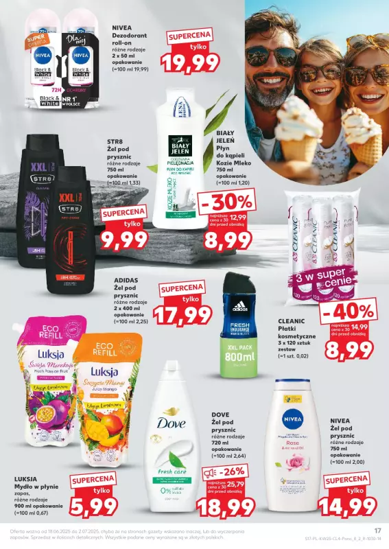 Kaufland - gazetka promocyjna Oferta Kaufland - Kosmetyki od środy 18.06 do środy 02.07 - strona 17