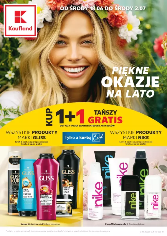 Kaufland - gazetka promocyjna Oferta Kaufland - Kosmetyki od środy 18.06 do środy 02.07