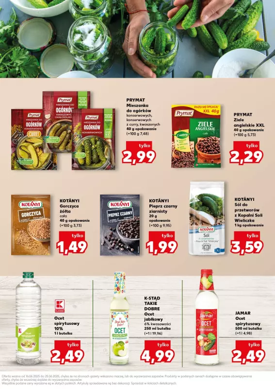 Kaufland - gazetka promocyjna Oferta Kaufland - Przetwory od poniedziałku 16.06 do soboty 05.07 - strona 13