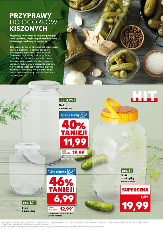 Kaufland - gazetka promocyjna Oferta Kaufland - Przetwory od poniedziałku 16.06 do soboty 05.07 - strona 3