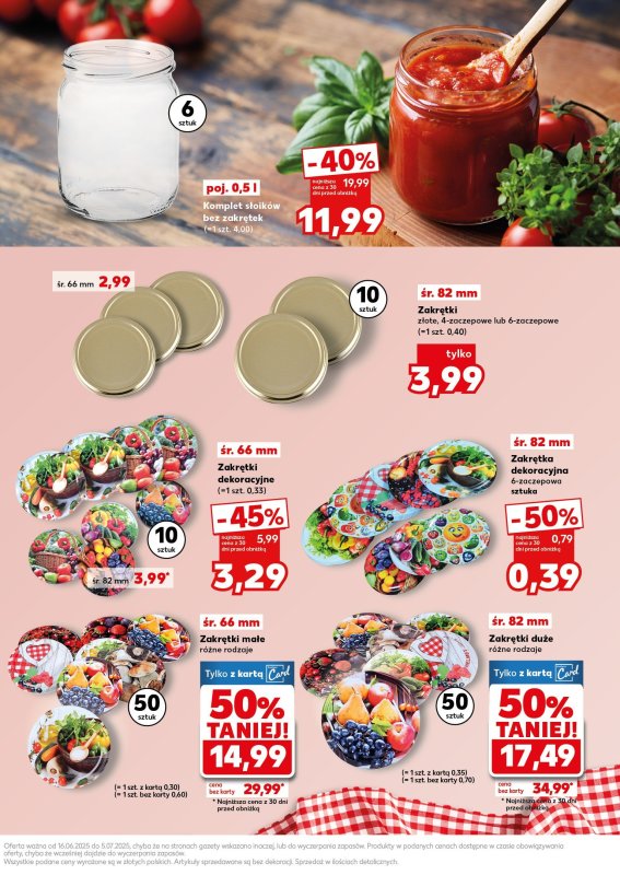 Kaufland - gazetka promocyjna Oferta Kaufland - Przetwory od poniedziałku 16.06 do soboty 05.07 - strona 5