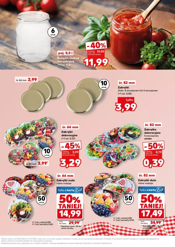 Kaufland - gazetka promocyjna Oferta Kaufland - Przetwory od poniedziałku 16.06 do soboty 05.07 - strona 5
