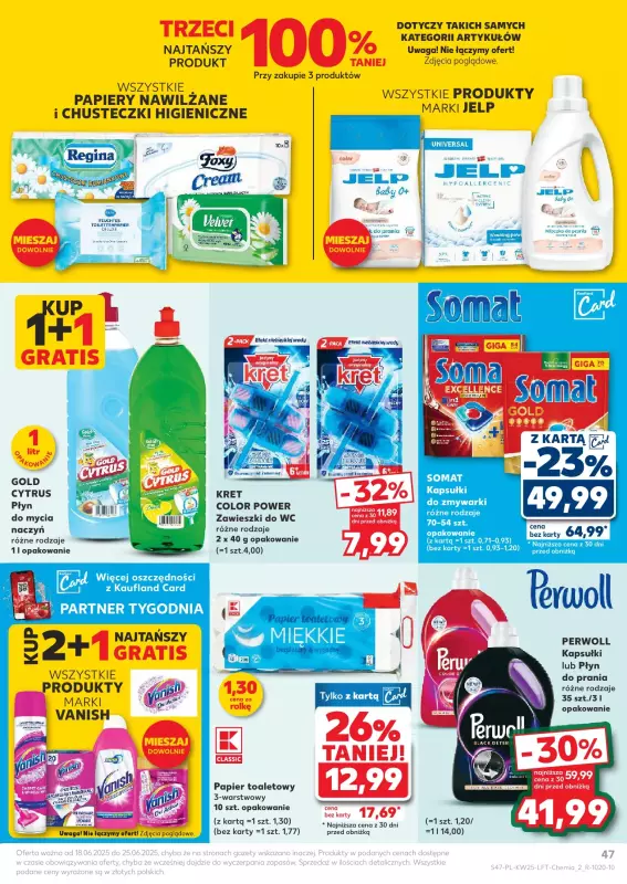 Kaufland - gazetka promocyjna Oferta Kaufland od środy 18.06 do środy 25.06 - strona 47