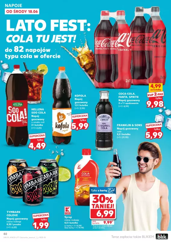Kaufland - gazetka promocyjna Oferta Kaufland od środy 18.06 do środy 25.06 - strona 40