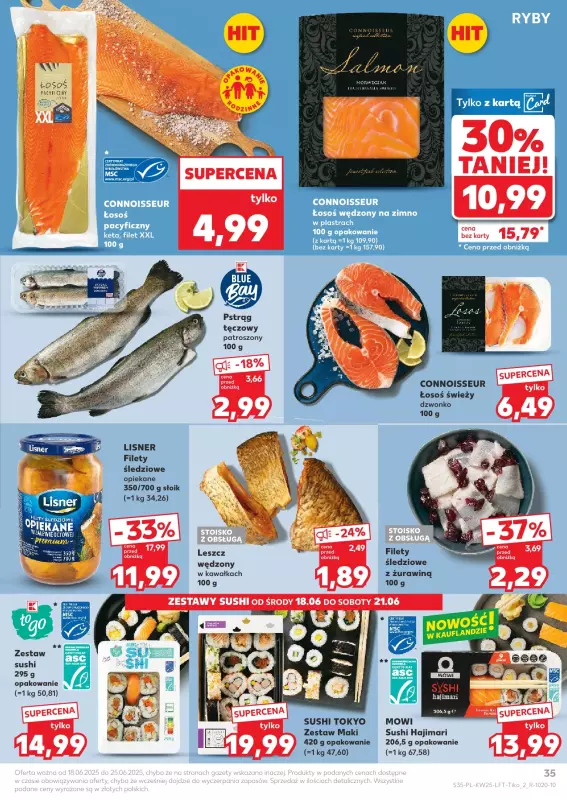 Kaufland - gazetka promocyjna Oferta Kaufland od środy 18.06 do środy 25.06 - strona 35