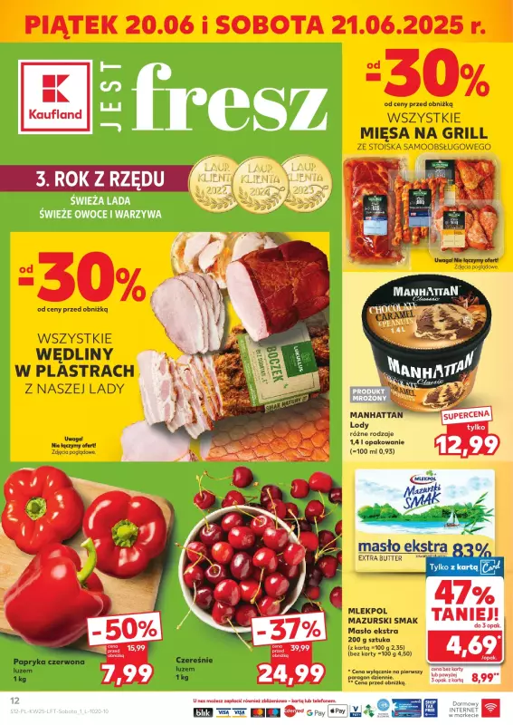 Kaufland - gazetka promocyjna Oferta Kaufland od środy 18.06 do środy 25.06 - strona 12