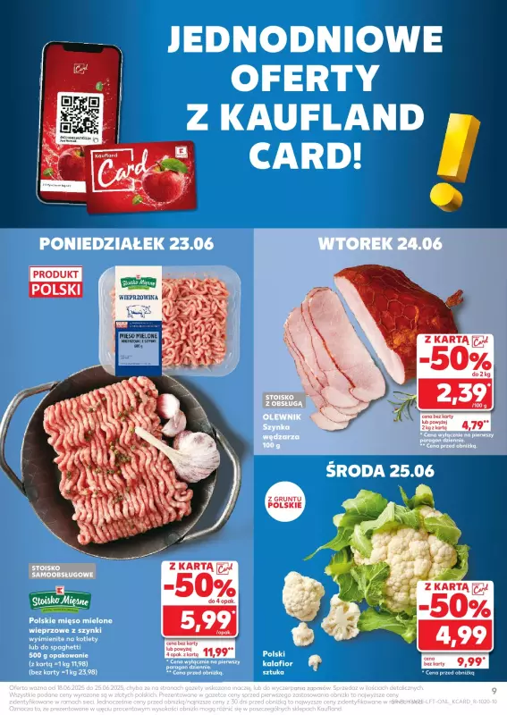 Kaufland - gazetka promocyjna Oferta Kaufland od środy 18.06 do środy 25.06 - strona 9