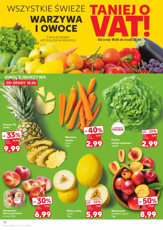 Kaufland - gazetka promocyjna Oferta Kaufland od środy 18.06 do środy 25.06 - strona 18