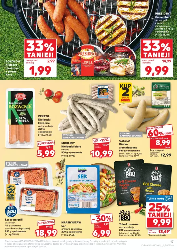 Kaufland - gazetka promocyjna Oferta Kaufland od środy 18.06 do środy 25.06 - strona 17