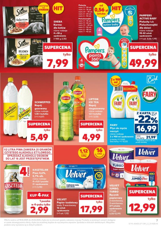 Kaufland - gazetka promocyjna Oferta Kaufland od środy 18.06 do środy 25.06 - strona 7