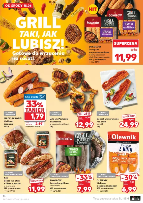 Kaufland - gazetka promocyjna Oferta Kaufland od środy 18.06 do środy 25.06 - strona 16