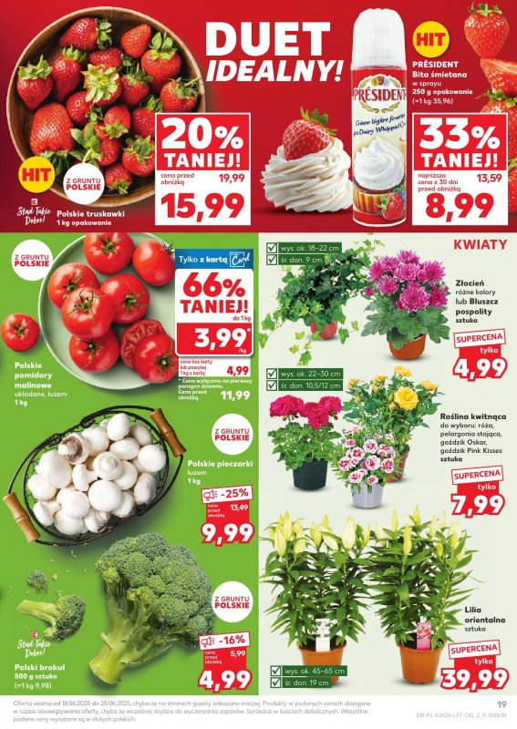 Kaufland - gazetka promocyjna Oferta Kaufland od środy 18.06 do środy 25.06 - strona 19