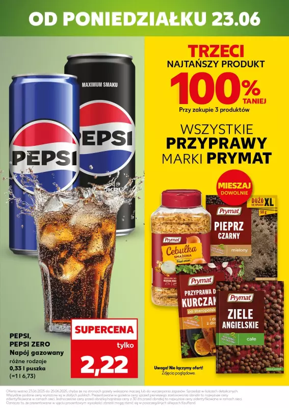 Kaufland - gazetka promocyjna Mocny Start od poniedziałku 23.06 do środy 25.06 - strona 3