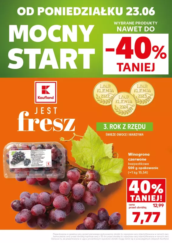 Kaufland - gazetka promocyjna Mocny Start od poniedziałku 23.06 do środy 25.06 - strona 2