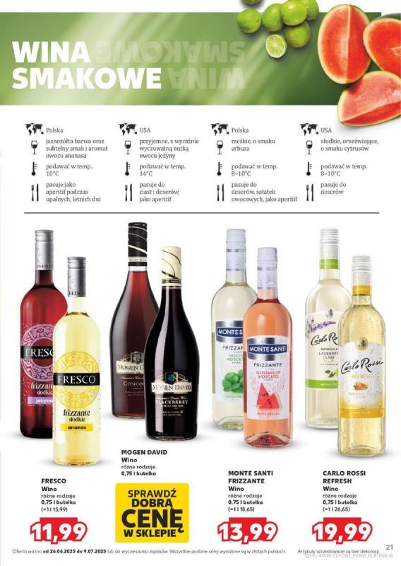 Kaufland - gazetka promocyjna Barek Kauflandu  do środy 09.07 - strona 21