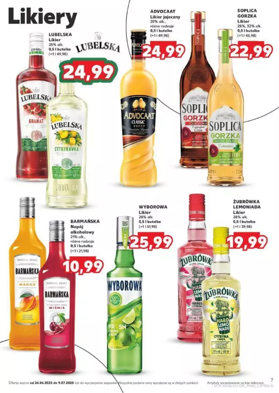 Kaufland - gazetka promocyjna Barek Kauflandu  do środy 09.07 - strona 7