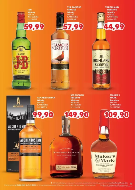 Kaufland - gazetka promocyjna Barek Kauflandu  do środy 09.07 - strona 15