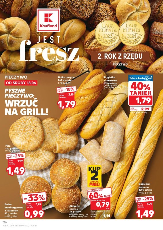 Kaufland - gazetka promocyjna Oferta Kaufland od środy 18.06 do środy 25.06 - strona 26