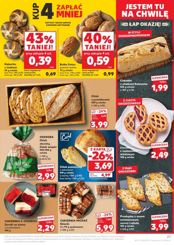 Kaufland - gazetka promocyjna Oferta Kaufland od środy 18.06 do środy 25.06 - strona 27