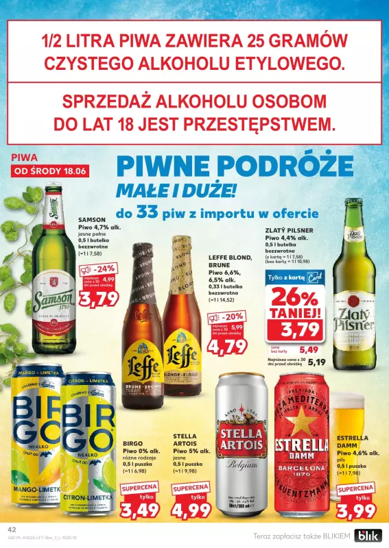 Kaufland - gazetka promocyjna Oferta Kaufland od środy 18.06 do środy 25.06 - strona 42