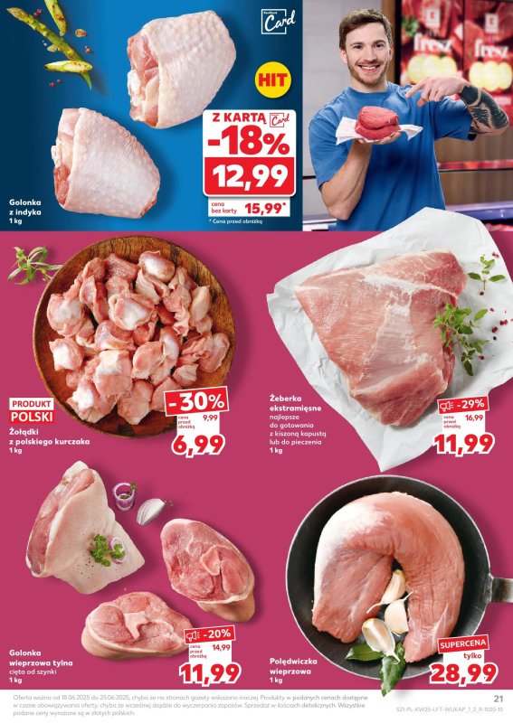 Kaufland - gazetka promocyjna Oferta Kaufland od środy 18.06 do środy 25.06 - strona 21